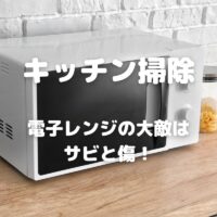 キッチン掃除 電子レンジの大敵は サビと傷！